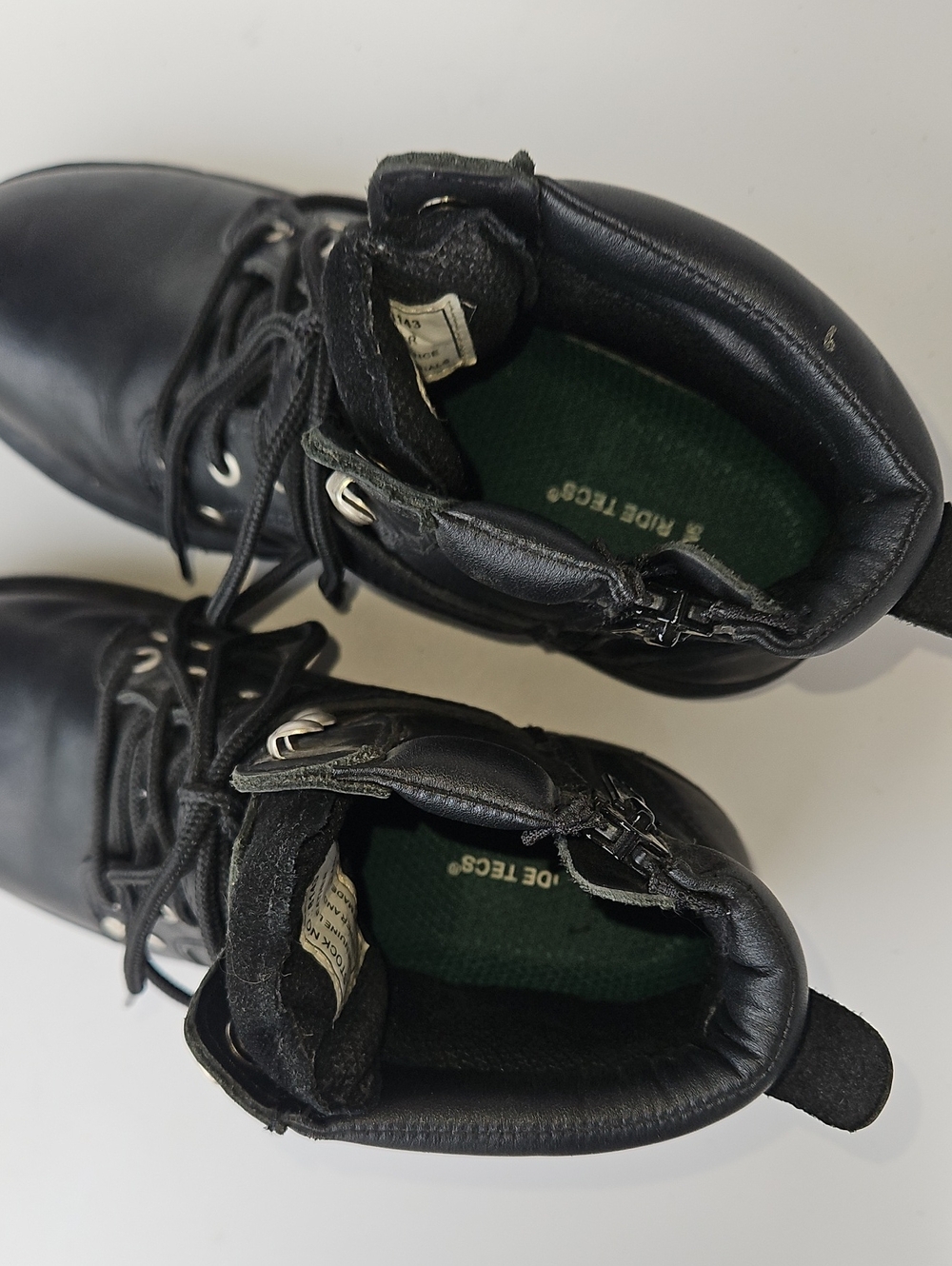 Ride TEC® Women's Black Leather Lace-Up Boots - Picture 10 of 12